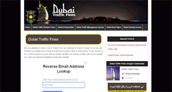 Desktop Screenshot of dubaitrafficfines.net